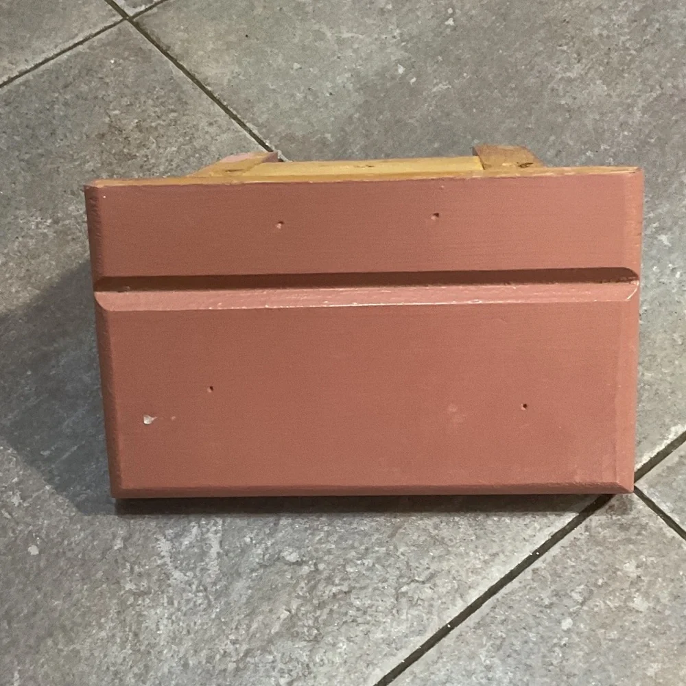Rustic mauve Wall Shelf.